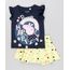 Conjunto-Infantil-de-Blusa-Peppa-Pig-Manga-Curta-Azul-Marinho---Short-Saia-Estampado-de-Poa-com-Laco-em-Algodao---Sustentavel-Amarelo-9079362-Amarelo_1