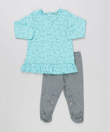 Conjunto-Infantil-de-Blusa-Estampada-de-Constelacoes-Manga-Longa-Verde---Calca-Legging-Cinza-Mescla-Escuro-8915767-Cinza_Mescla_Escuro_1