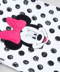 Body-Infantil-Minnie-Estampado-de-Poa-Manga-Curta-Gola-Redonda-em-Algodao---Sustentavel-Branco-8928676-Branco_4