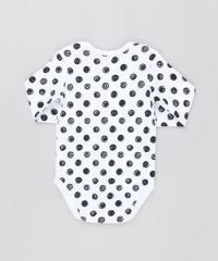 Body-Infantil-Minnie-Estampado-de-Poa-Manga-Longa-Gola-Redonda-em-Algodao---Sustentavel-Branco-8928683-Branco_2
