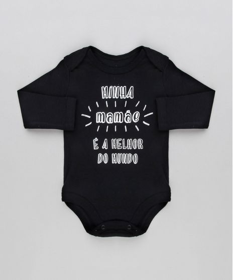 Body-Infantil---Minha-Mamae-e-a-Melhor--com-Glitter-Manga-Longa-Decote-Redondo-Preto-9183665-Preto_1