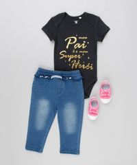 Body-Infantil--Meu-Pai-e-o-Meu-Super-Heroi--com-Estampa-Metalizada-Manga-Curta-Decote-Redondo-Preto-8915725-Preto_3