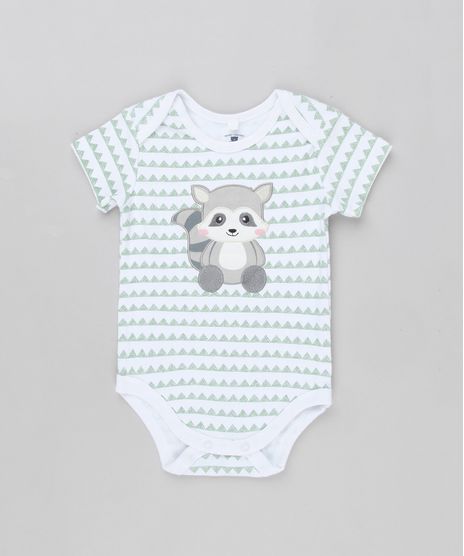 Body-Infantil-Guaxinim-Estampado-Geometrico-Manga-Curta-Gola-Redonda-em-Algodao---Sustentavel-Off-White-8814682-Off_White_1
