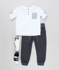Calca-Infantil-em-Moletom-Basica-com-Bolso-Cinza-Mescla-Escuro-8612929-Cinza_Mescla_Escuro_3