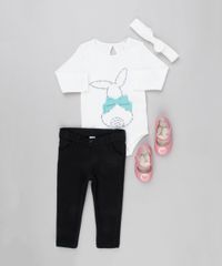 Body-Infantil-Coelho-com-Laco-Manga-Longa-Decote-Redondo---Faixa-de-Cabelo-em-Algodao---Sustentavel-Off-White-8915322-Off_White_3