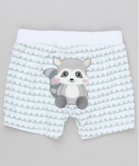 Short-Infantil-Guaxinim-Estampado-Geometrico-em-Algodao---Sustentavel-Off-White-8814724-Off_White_1