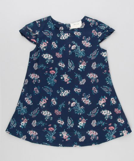 Vestido-Infantil-Estampado-Floral-Manga-Curta-Decote-Redondo-Bege-8877243-Bege_1 Vestido-Infantil-Estampado-Floral-Manga-Curta-Decote-Redondo-Bege-8877243-Bege_1