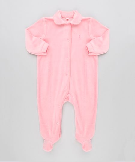 Macacao-Infantil-em-Plush-com-Pezinho-de-Algodao---Sustentavel-Rosa-8859312-Rosa_1