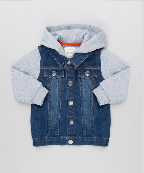 Jaqueta-Jeans-Infantil-com-Moletom-e-Capuz-Manga-Longa-Azul-Escuro-8866714-Azul_Escuro_1