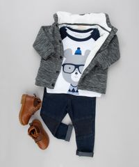 Casaco-Infantil-em-Fleece-Mescla-com-Capuz-de-Orelhinhas-e-Pelo-Chumbo-8872842-Chumbo_3