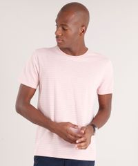 Camiseta-Masculina-Basica-Listrada-Manga-Curta-Gola-Careca-Rose-8664268-Rose_1
