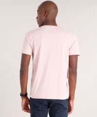 Camiseta-Masculina-Basica-Listrada-Manga-Curta-Gola-Careca-Rose-8664268-Rose_2