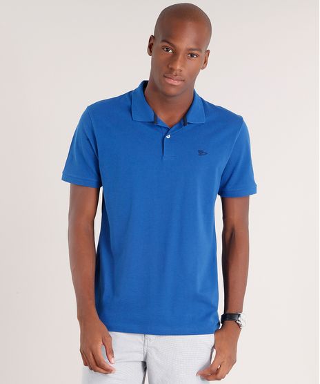 Polo-Masculina-Basica-em-Piquet-Manga-Curta-Azul-Royal-8534306-Azul_Royal_1