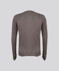 Sueter-Masculino-Basico-em-Trico-Manga-Longa-Gola-V-Chumbo-8464173-Chumbo_6
