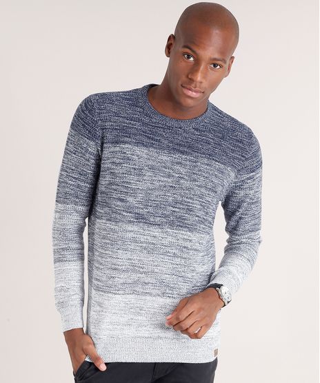 Sueter-Masculino-Degrade-em-Trico-Gola-Redonda-Manga-Longa-Azul-Marinho-8850267-Azul_Marinho_1