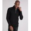 Sueter-Masculino-Gola-Alta-com-Ziper-em-Trico-Preto-8851690-Preto_1