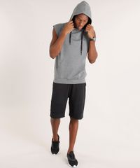Regata-Masculina-Esportiva-Ace-em-Moletom-com-Capuz-Bolso-Canguru-Cinza-Mescla-Escuro-9142872-Cinza_Mescla_Escuro_3