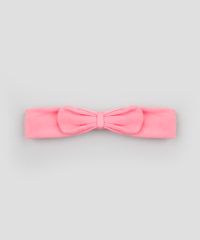 Body-Infantil-Coracao-com-Bordado-Manga-Curta-Decote-Redondo---Faixa-de-Cabelo-com-Laco-em-Algodao---Sustentavel-Rosa-8915746-Rosa_4