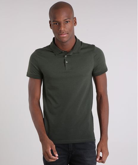 Polo-Masculina-Listrada-Degrade-Manga-Curta-Verde-Militar-9114974-Verde_Militar_1