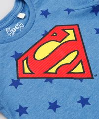 Camiseta-Infantil-Super-Homem-Estampada-de-Estrelas-Manga-Curta-Gola-Careca-Azul-8529862-Azul_4
