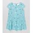 Vestido-Infantil-Estampado-de-Estrelas-Com-Pregas-Manga-Curta-Decote-Redondo-Azul-Claro-8877289-Azul_Claro_1