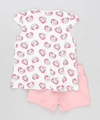 Conjunto-Infantil-Marie-de-Blusa-Estampada-Manga-Curta-Off-White---Short-em-Moletom-Rosa-9169074-Rosa_2