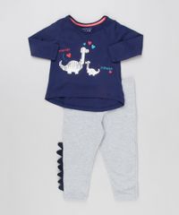 Conjunto-Infantil-de-Blusa-Dino-com-Paetes-Manga-Longa-Azul-Marinho---Calca-em-Moletom-Cinza-Mescla-9140897-Cinza_Mescla_1