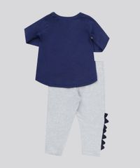 Conjunto-Infantil-de-Blusa-Dino-com-Paetes-Manga-Longa-Azul-Marinho---Calca-em-Moletom-Cinza-Mescla-9140897-Cinza_Mescla_2