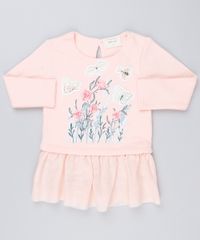 Conjunto-Infantil-de-Colete-de-Pelo-com-Capuz---Blusa-Manga-Longa-com-Tule-Coral---Calca-Legging-com-Vivo-Off-White-8898283-Off_White_4