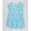 Vestido-Infantil-Estampado-de-Estrelas-Com-Pregas-Manga-Curta-Decote-Redondo---Meia-Calca-Azul-Claro-8877283-Azul_Claro_1