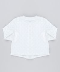Casaco-Infantil-de-Pelo-com-Bolinhas-Branco-9189096-Branco_2