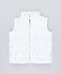 Colete-Infantil-Puffer-com-Pelo-na-Gola-Estampado-de-Poa-Metalizado-Off-White-8889478-Off_White_1