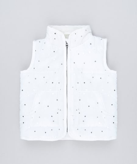 Colete-Infantil-Puffer-com-Pelo-na-Gola-Estampado-de-Poa-Metalizado-Off-White-8889478-Off_White_1 Colete-Infantil-Puffer-com-Pelo-na-Gola-Estampado-de-Poa-Metalizado-Off-White-8889478-Off_White_1