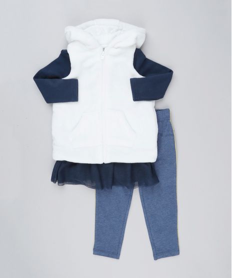 Conjunto-Infantil-de-Colete-de-Pelo-com-Capuz---Blusa-Manga-Longa-com-Tule-azul-Marinho---Calca-Legging-com-Vivo-Azul-Marinho-8898289-Azul_Marinho_1