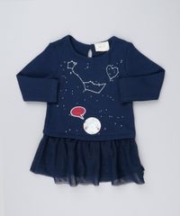 Conjunto-Infantil-de-Colete-de-Pelo-com-Capuz---Blusa-Manga-Longa-com-Tule-azul-Marinho---Calca-Legging-com-Vivo-Azul-Marinho-8898289-Azul_Marinho_4