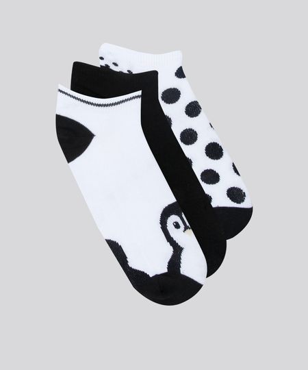 Kit-de-3-Meias-Femininas-Cano-Baixo-Estampadas-Multicor-9086350-Multicor_1