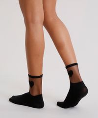 Meia-Feminina-com-Tule-e-Coracao-Cano-Medio-Preta-9009364-Preto_3