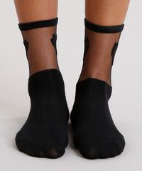 Meia-Feminina-com-Tule-e-Coracao-Cano-Medio-Preta-9009364-Preto_4