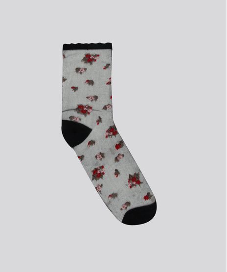 Meia-Feminina-em-Tule-Bordada-Floral-Cano-Medio-Preta-9006648-Preto_1