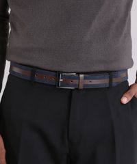 Cinto-Masculino-com-Faixas-Texturizadas-Marrom-8921620-Marrom_2