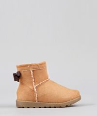 Bota-Infantil-com-Pelo-e-Laco-Caramelo-9103208-Caramelo_1