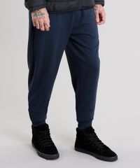Calca-Masculina-Jogger-em-Moletom-com-Textura-e-Ziper-Azul-Marinho-8834948-Azul_Marinho_1