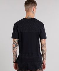 Camiseta-Masculina-Longa-Botone-com-Recorte-Manga-Curta-Decote-Careca-Preta-9152170-Preto_2