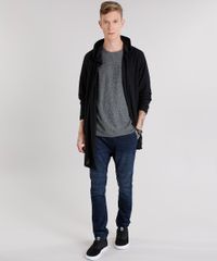 Camiseta-Masculina-Basica-com-Bolso-Manga-Curta-Decote-Careca-Preta-9152175-Preto_3