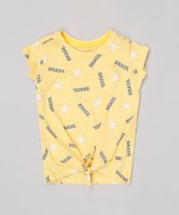 Blusa-Infantil-Brasil-Estampada-com-No-Manga-Curta-Decote-Redondo-Amarelo-9181456-Amarelo_1