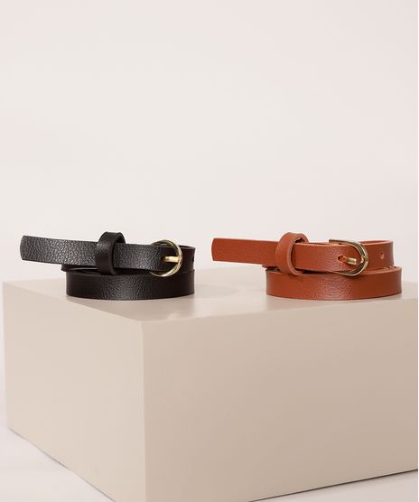 Kit-de-2-Cintos-Femininos-Skinny-Multicor-9923940-Multicor_1