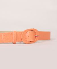 Cinto-Feminino-Medio-Texturizado-com-Fivela-Oval-Laranja-9983669-Laranja_4