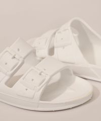 Rasteirinha-Feminina-Oneself-com-Textura-de-Fivela-Branca-9985943-Branco_3