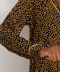 Camisa-de-Pijama-Feminino-Estampada-de-Poa-com-Vivo-Contrastante-Manga-Longa-Azul-Escuro-9954382-Azul_Escuro_4
