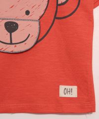 Camiseta-Infantil-Manga-Curta-Estampa-Interativa-Macaco-Coral-9969680-Coral_5